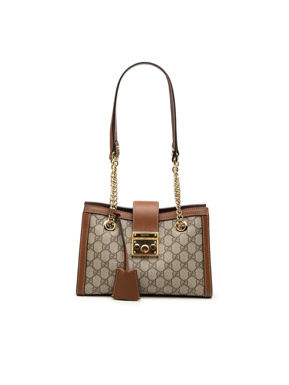 Gucci Small Gg Supreme Padlock Tote #371898G12B